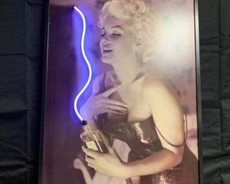 Marilyn Monroe Neon Personality Poster