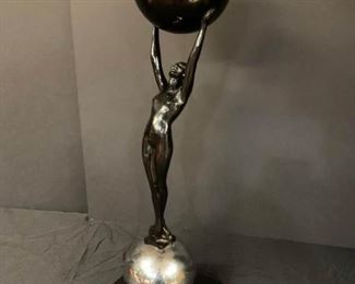 Nude Woman Standing Ashtray