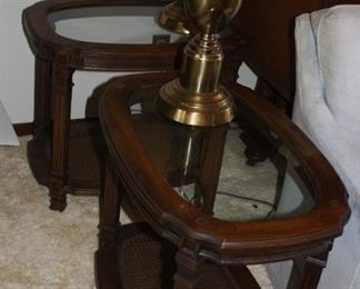 end tables and lamps