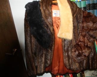 Fur cape