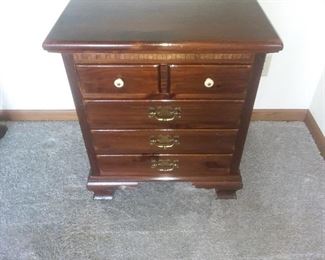 Ethan Allen Night Stand, 17 x 24 x 38 H – 4 Drawers