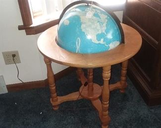 Lighted World Globe