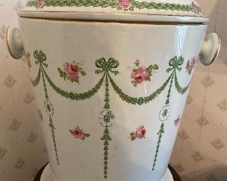 Antique Thackeray Slop Bucket, England  14 x 13  $165