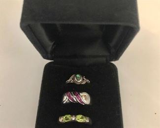 $40 Lot of 3 rings 