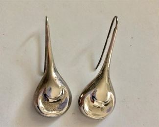 $25 Sterling silver tear drop earrings 