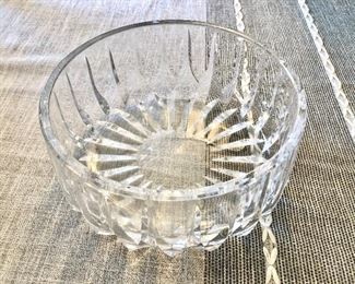 $20 Glass bowl 8" diam, 4" H. 