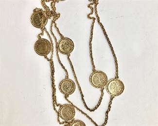 $22 Coin necklace 