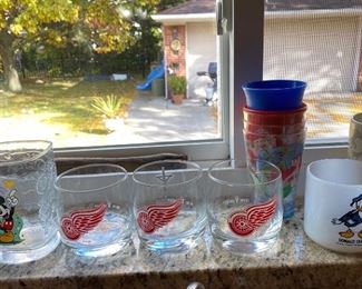 Red Wing Drinking Glasses