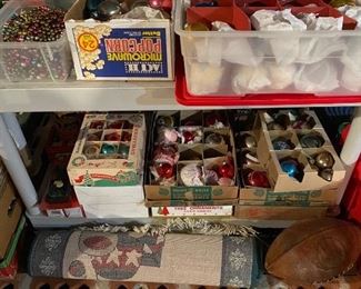 Shiny Brite and Miscellaneous Vintage Christmas Bulbs
