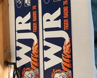 WJR Detroit Tigers Bumper Stickers