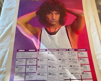 WLLZ Billy Squire Calendar Poster
