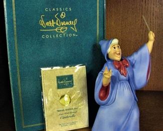 Walt Disney Collectors Figures with Boxes and Certificate of Authenticity from Cinderella