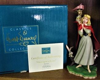 Walt Disney Collectors Figures with Boxes and Certificate of Authenticity Sleeping Beauty