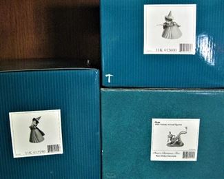 Walt Disney Collectors Figures with Boxes and Certificates of Authenticity 