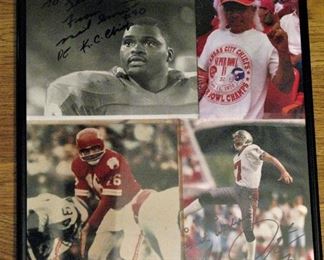 KC Chiefs Autographed  8 X 10 Photographs