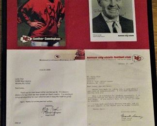 KC Chiefs Previous Coach Autographed 