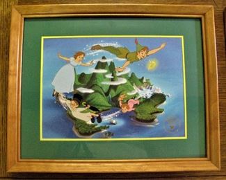 Walt Disney Lithograph Peter Pan