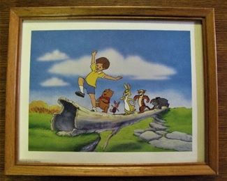 Walt Disney Lithograph  Winnie the Pooh