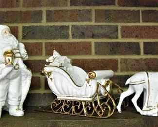 Extensive Santa Claus Collection many are Jim Shore 