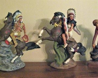 Large Indian and Western Statues