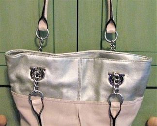 Tignanello Leather Tote Handbag