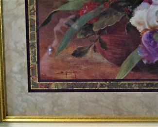 Beautiful Large Iris Painting