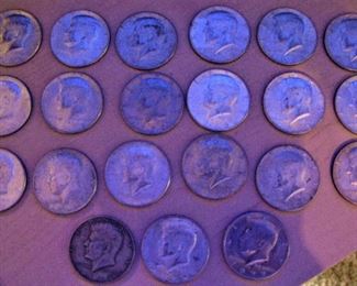 1960's Kennedy Half Dollars 