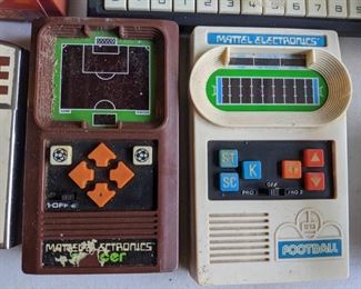 Mattel Football and Soccer Handheld Games