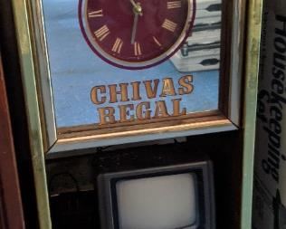 Chivas Regal Clock