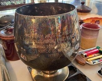 1970's RJ Reynolds Fishing Trophy Cup