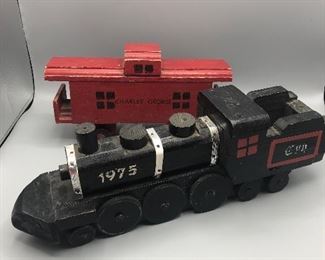 #191/$75
Charles George train & caboose/as is