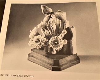 Elf owl and tree cactus