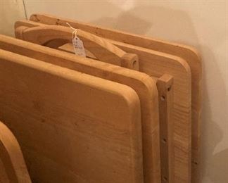 Wooden TV trays