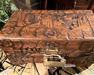 Carved box