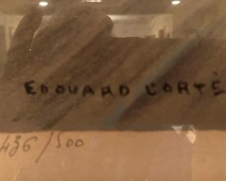 436/500 Edouardo Cortes framed print (Edouard Léon Cortès (1882–1969) was a French post-impressionist artist of French and Spanish ancestry. )