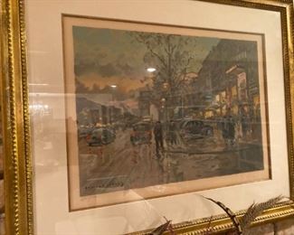 Paris street scene by Edouardo Cortes