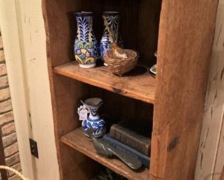 Primitive bookshelf