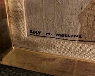 Artist Lucy M Mullins died in 2008.  (The earlier works of Lucy Wiles are signed with the name Lucy Mullins, and pre-date her marriage in 1953.)