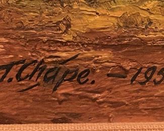 Artist T. Chape - 1952