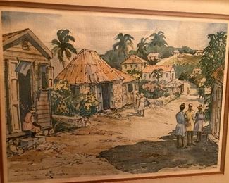 Framed art by Pamela Wright