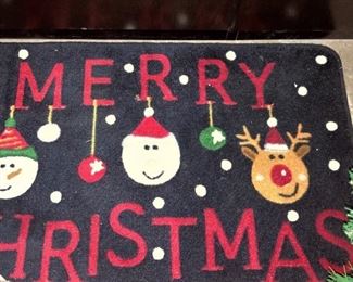 Christmas door mat