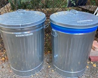 New trash cans