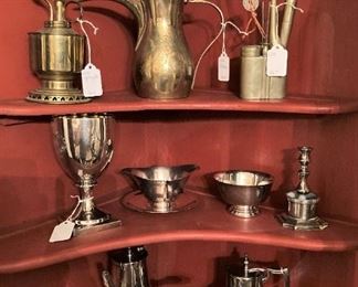 Brass and silverplate selections
