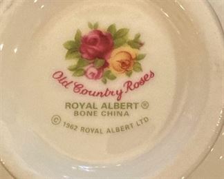 Royal Albert bone china - "Old Country Roses"