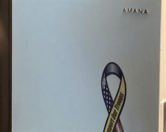 Amana refrigerator and freezer