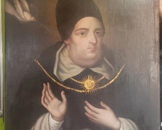 18th Century Spanish Colonial painting.
