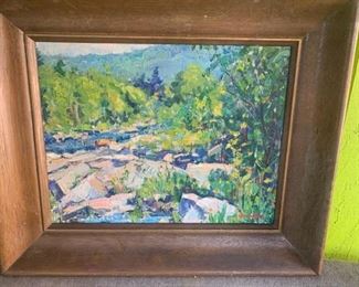 12 x 16 oil painting signed "Jordan".