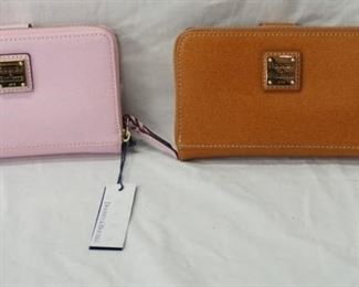 1105 2 DOONEY & BOURKE WALLETS, NEW WITH TAGS