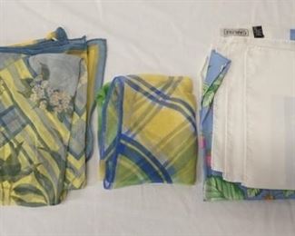 1120 3 LADIES CARLISLE SCARVES