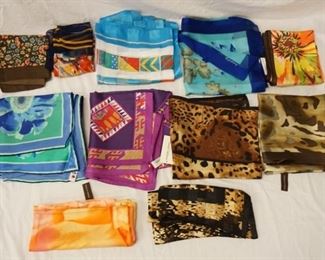 1123 LOT OF 11 LADIES SCARVES INCLUDING VERA ADRIENNE, VITTADINI LANDAU, SYMPHONY AND OTHERS